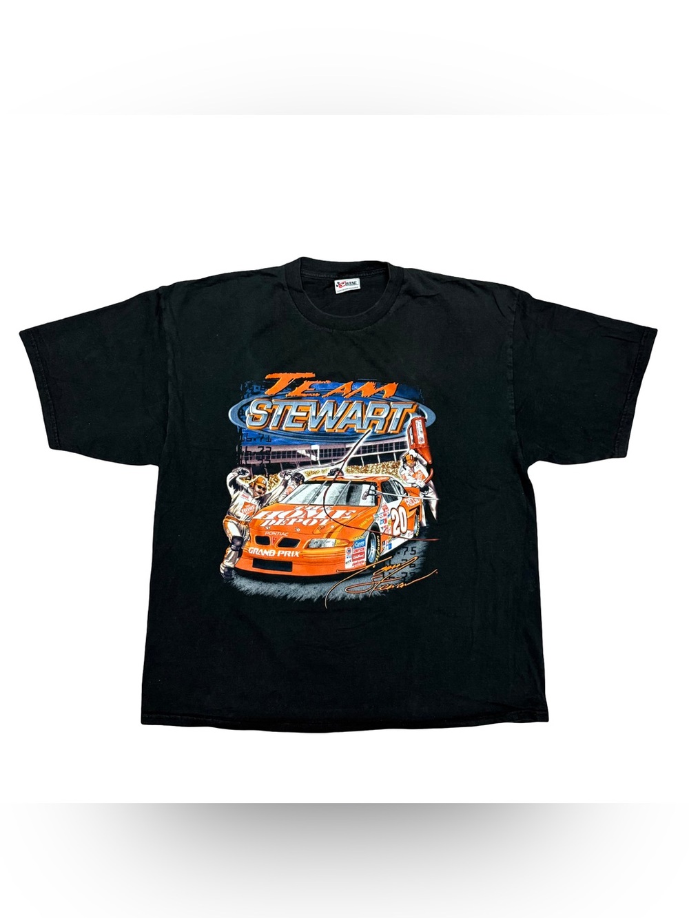 Vintage NASCAR Chase Authentic’s Team Tony Stewert Home Depot T-Shirt Black XXL